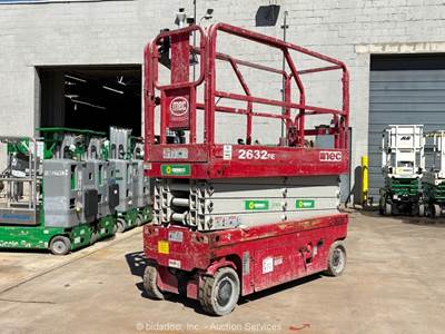 2017 MEC 2632SE 26’ Electric Scissor Lift Man Aerial Platform bidadoo