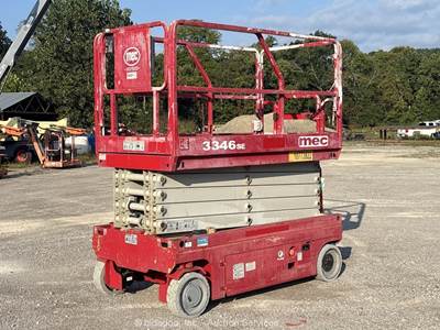 2018 MEC 3346SE 33' Electric Scissor Lift Man Aerial Elevated Platform bidadoo