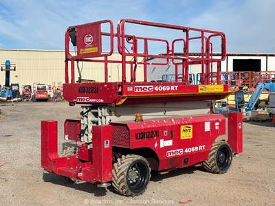 2020 MEC 4069 RT 40’ 4WD Diesel Rough Terrain Scissor Lift Man Aerial bidadoo