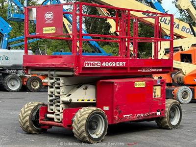 2016 MEC 4069ERT 40' Electric Scissor Lift Man Aerial Platform Manlift bidadoo