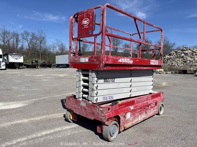 2016 MEC 4555SE 45' Electric Scissor Lift Mobile Aerial Work Platform bidadoo