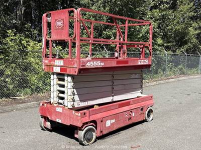 2020 MEC 4555SE 45' Electric Scissor Lift Man Aerial Work Platform 24V bidadoo