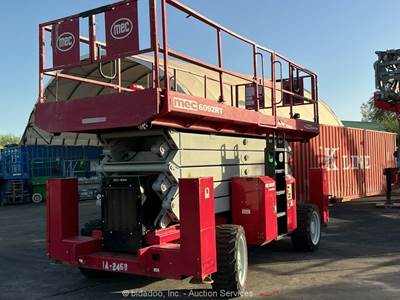 2016 Mec 6092 RT 60' 4WD Diesel Rough Terrain Scissor Lift Man Aerial bidadoo