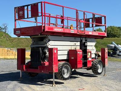 2017 MEC 6092RT 60' 4WD Diesel Rough Terrain Scissor Lift Man Aerial bidadoo