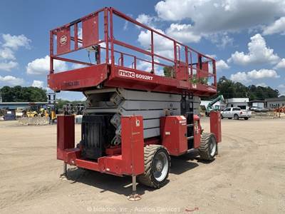 2017 MEC 6092RT 60' 4WD Diesel Rough Terrain Scissor Lift Man Aerial bidadoo