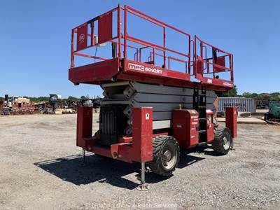 2017 MEC 6092RT 60' 4WD Diesel Rough Terrain Scissor Lift Man Aerial bidadoo