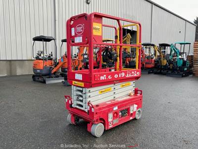 2021 MEC MICR19LCS 18' Electric Scissor Lift Man Aerial Platform -Parts/Repair