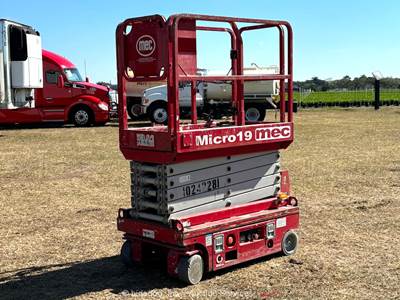 2018 MEC MICRO 19 19' Electric Scissor Lift Man Aerial Platform -Parts/Repair