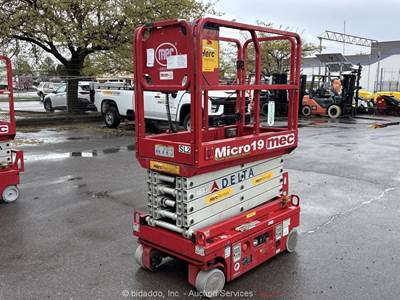 2019 MEC Micro 19 19' Electric Scissor Lift Man Aerial Platform -Parts/Repair