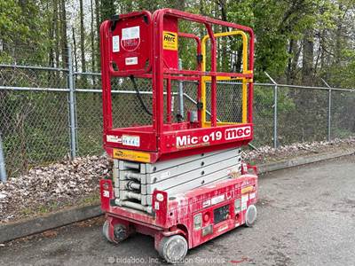 2022 MEC Micro 19 19' Electric Scissor Lift Man Aerial Platform -Parts/Repair