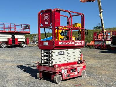 2018 MEC MICRO 19 19' Electric Scissor Lift Man Aerial Platform Manlift bidadoo
