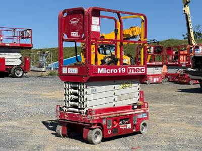 2018 MEC MICRO 19 19' Electric Scissor Lift Man Aerial Platform Manlift bidadoo