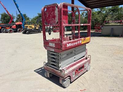 2019 MEC Micro 19 19' Electric Scissor Lift Man Aerial Platform bidadoo