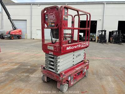 2019 MEC MICRO 19 19’ Electric Scissor Lift Man Aerial Platform -Parts/Repair