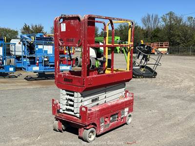 2021 MEC Micro 19 19' Electric Scissor Lift Man Aerial Platform Manlift bidadoo