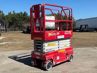 2020 MEC MICRO 26 26' Electric Scissor Lift Man Aerial Platform Manlift bidadoo