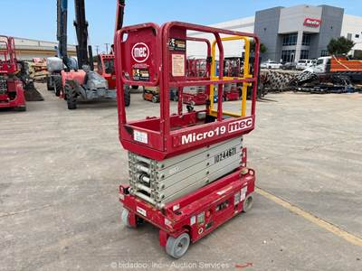 2018 MEC Micro19 19’ Electric Scissor Lift Manlift Aerial Platform -Parts/Repair