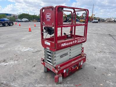2019 MEC MICRO19 19' Electric Scissor Lift Man Aerial Platform bidadoo -Repair
