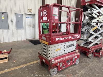 2018 MEC Micro19 19' Electric Scissor Lift Aerial Work Platform -Parts/Repair