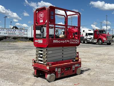 2018 MEC MICRO19 19' Electric Scissor Lift Man Aerial Platform Manlift bidadoo