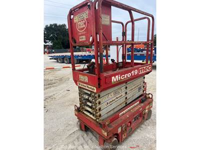 2019 MEC Micro19 19’ Electric Scissor Lift Mobile Aerial Work bidadoo -Repair