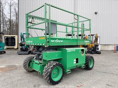 2018 Skyjack SJ 6826RT 26' 4WD Rough Terrain Scissor Lift Man Aerial bidadoo
