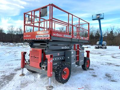 2019 Skyjack SJ 8841 41' 4WD Diesel Rough Terrain Scissor Lift Man bidadoo
