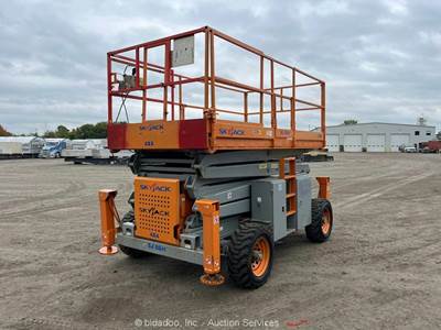 2017 Skyjack SJ 8841 41' 4WD Diesel Rough Terrain Scissor Lift bidadoo -Repair