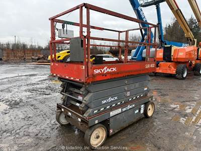 2019 Skyjack SJ-III 4632 32' Electric Scissor Lift Man Aerial Platform bidadoo