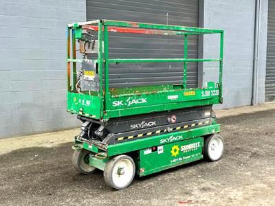 2016 Skyjack SJ3220 20' Electric Scissor Lift Aerial Platform Manlift bidadoo