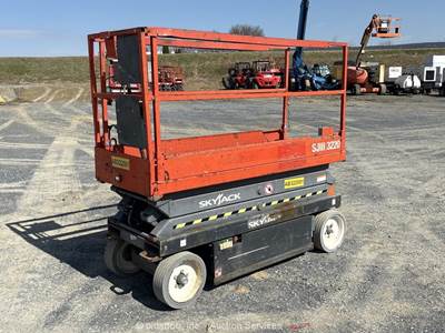2014 Skyjack SJ3220 20' Electric Scissor Lift Man Aerial Platform 24V DC bidadoo