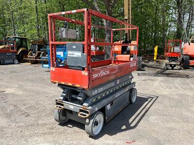 Skyjack SJ3220 20' Electric Scissor Lift Man Aerial Platform 24V DC bidadoo