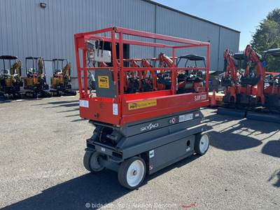 2018 Skyjack SJ3220 20’ Electric Scissor Lift Man Aerial Platform MEWP bidadoo