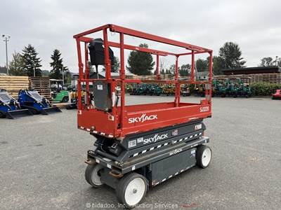 2022 Skyjack SJ 3220 20' Electric Scissor Lift Man Aerial Platform 24V bidadoo