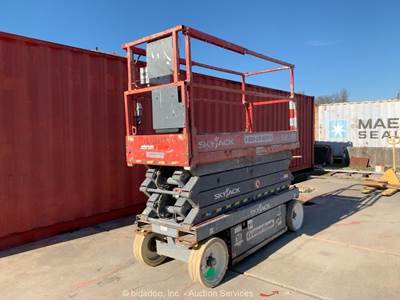 2015 Skyjack SJ3226 26' Electric Scissor Lift Man Aerial Platform 24V DC bidadoo