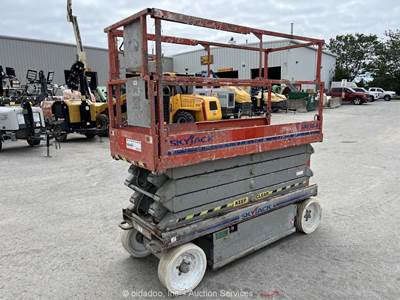 2011 Skyjack SJ3226 26’ Electric Scissor Lift Man Aerial Platform 24V DC bidadoo