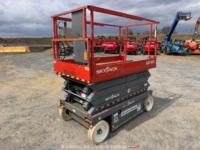 2015 Skyjack SJ4632 32' Electric Scissor Lift Man Aerial Platform 24V DC bidadoo