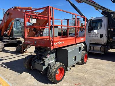 2017 Skyjack SJ6826 RT 26' 4WD Rough Terrain Scissor Lift Man Aerial DF bidadoo