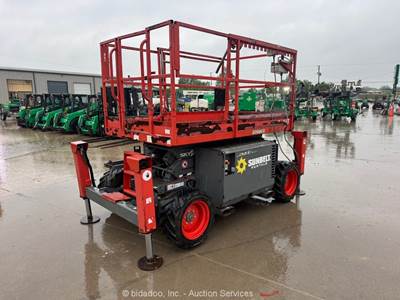 2016 Skyjack SJ6826 RT 26’ 4WD Dual Fuel Rough Terrain Scissor Lift Man bidadoo