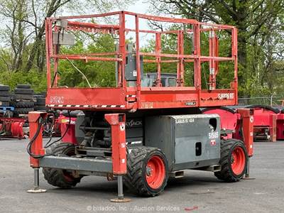 2017 Skyjack SJ6826RT 26' 4WD Dual Fuel Rough Terrain Scissor Lift Man bidadoo