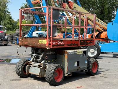 2016 Skyjack SJ6826RT 26' 4WD Diesel Rough Terrain Scissor Lift Aerial bidadoo