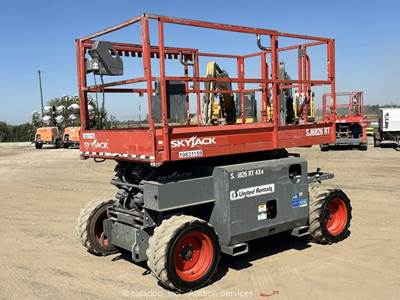 2018 Skyjack SJ6826 RT 26' 4WD Rough Terrain Scissor Lift Platform Gen bidadoo