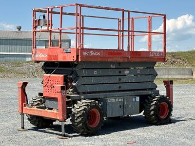 2015 Skyjack SJ7135 35' 4WD Diesel Rough Terrain Scissor Lift Man bidadoo