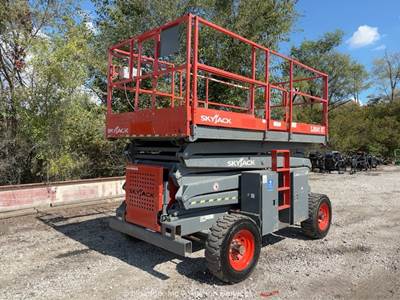 2014 Skyjack SJ8841 RT 41ft 4WD D/F Rough Terrain Scissor Lift Aerial bidadoo