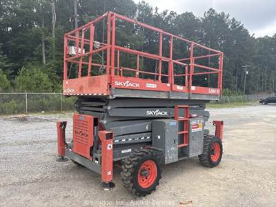 2016 Skyjack SJ8841 RT 41' 4WD RT D/F Scissor Lift Man Aerial Platform bidadoo
