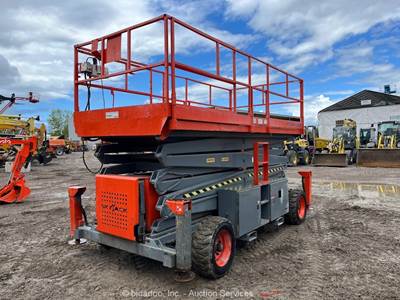 2007 Skyjack SJ9250 50' 4WD Diesel Rough Terrain Scissor Lift Man bidadoo