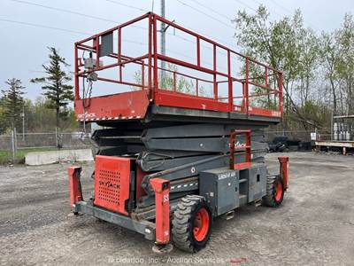 2016 Skyjack SJ9250 RT 50’ 4WD Dual Fuel Rough Terrain Scissor Lift Man bidadoo