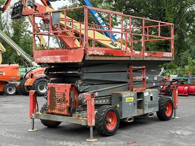 2015 Skyjack SJ9250RT 50' 4WD Diesel Rough Terrain Scissor Lift Man Gen bidadoo