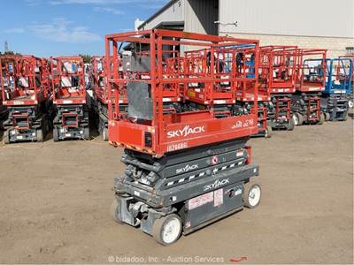 2016 Skyjack SJIII-3219 19' Electric Scissor Lift Man Aerial Platform bidadoo