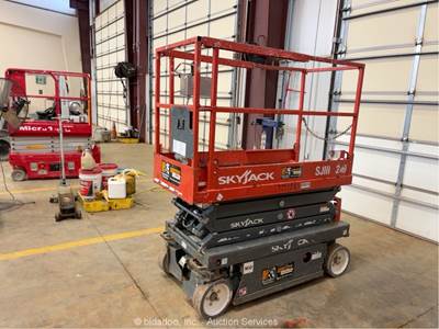 2017 Skyjack SJIII-3219 19' Electric Scissor Lift Man Aerial Platform bidadoo